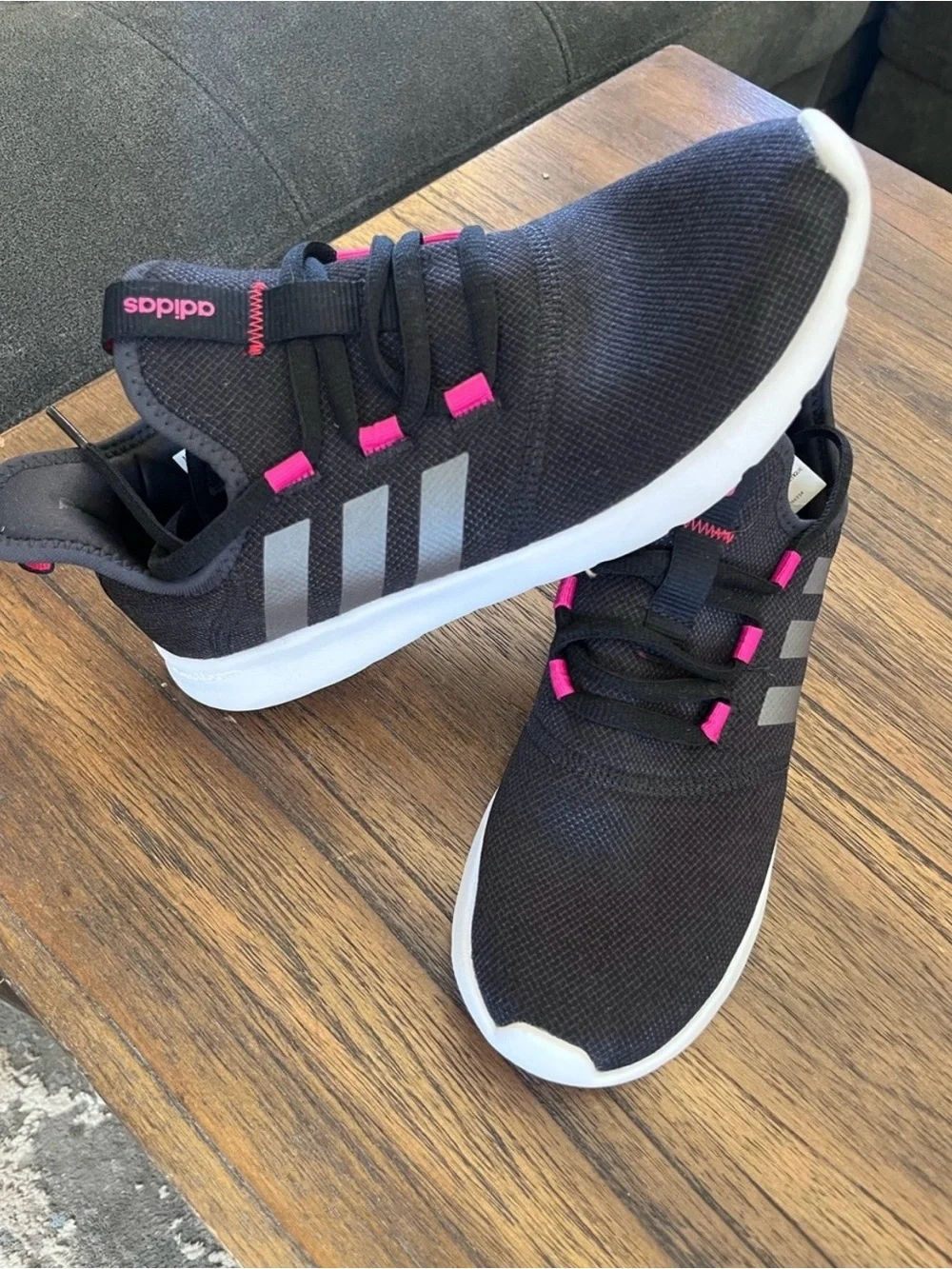 NWT Adidas Cloudfoam Women’s Shoes Black and Pink